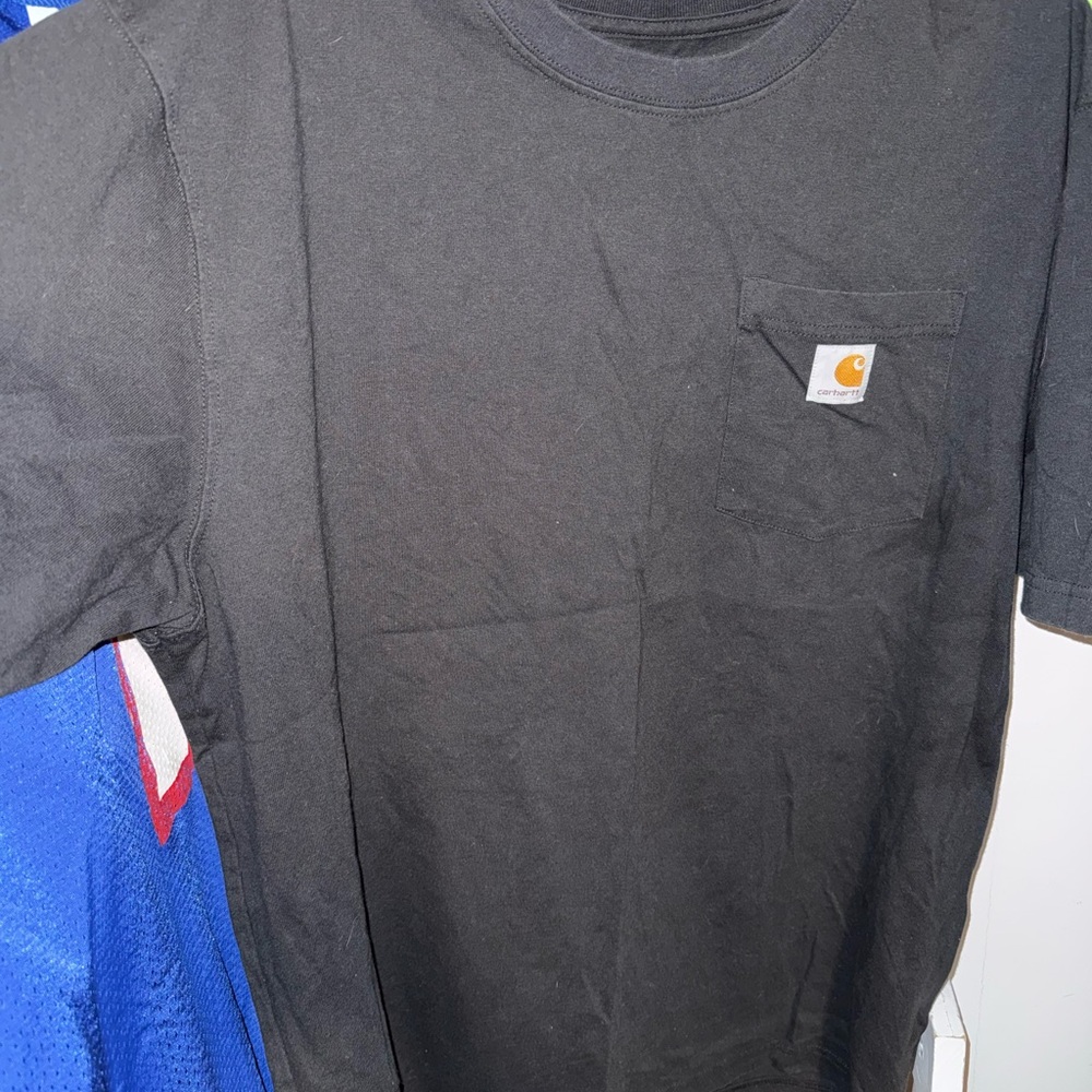 Carhartt Black Loose Fit Pocket Tee